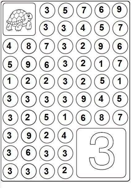 Eğitici Sayı Bulmaca: 1'den 9'a Sayılarla Kaplumbağa Temalı Aktivite