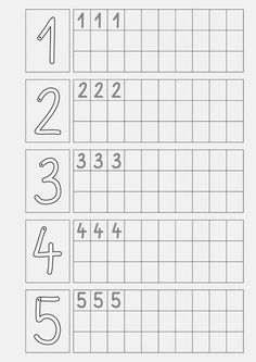 Sayıları Öğrenme: 1'den 5'e Kadar Tekrar ve Temas Çalışması (1-1-1, 2-2-2, 3-3-3, 4-4-4, 5-5-5)
