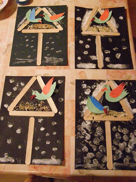 El Yapımı Kuş Figürleri ve Doğa Teması, 4 Parçalı Eğitim Seti, Sanat ve Zanaat Çalışması