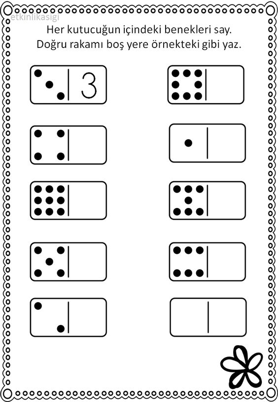 Benek Sayma Etkinliği - 3 BİÇİMİ (3 - İKİ, 4 - BİR, 5 - DÖRT, 6 - ÜÇ)