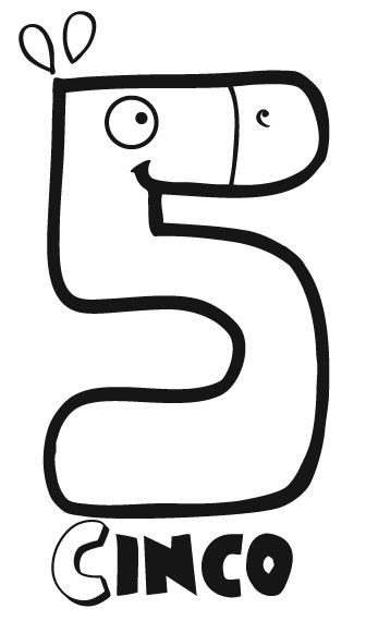 Eğlenceli Rakam Öğretimi: 5 (Cinco)