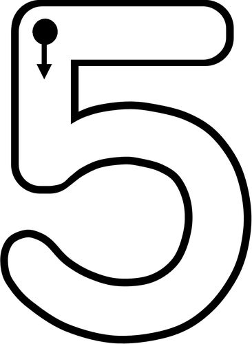 Büyük Harf ile Beş Sayısı: 5 (BEŞ) - Eğitim Materyali