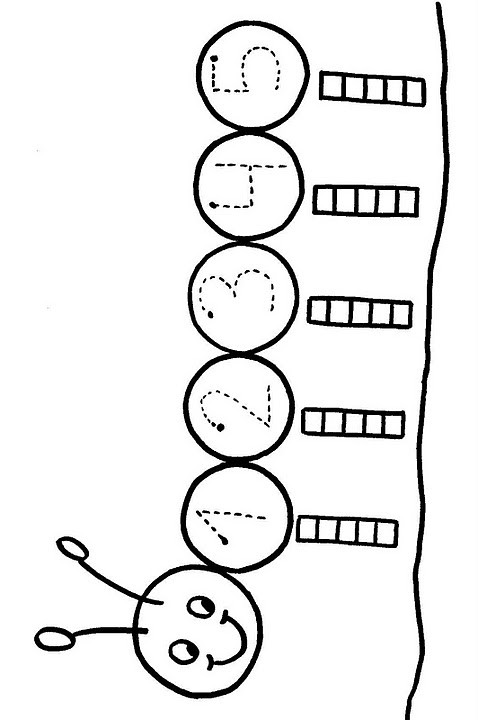 Eğitici Çizim: Sayılar ve Karakterler - 5 (BEŞ), 3 (ÜÇ), 2 (İKİ), 1 (BİR) - Eşit Parçalar