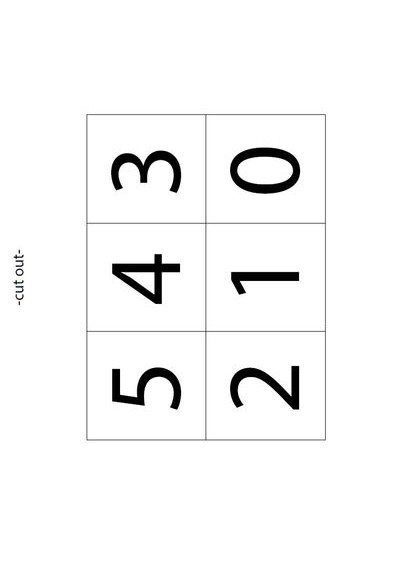 Kesilebilir Sayılar: 5-4-3-2-1-0 Kartları