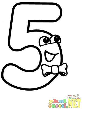Eğlenceli Rakam Öğrenimi: 5 (Beş)