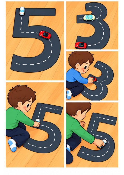 Eğitici Araç ve Rakam Etkinliği: 5 (beş) Yolu ile Araç Oynama