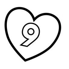 number-9-in-heart-coloring-page