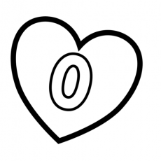 number-0-in-heart-coloring-page