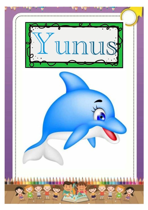 Yunus - Eğitici Çizim ve Kelime Öğrenme Materyali