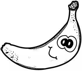 Eğlenceli Muz Karikatürü - Dört Çizgiyle Resmedilmiş Muz Teması