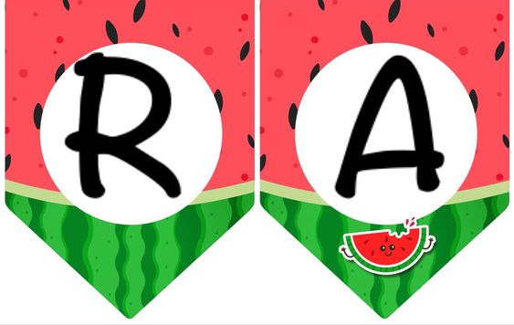 Su Gıdası: R-İkisi Harflerinin Eğlenceli Sunumu