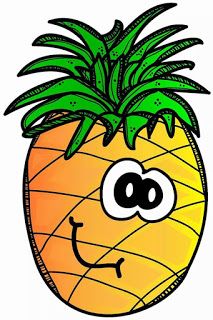 Sevimli Ananas Karakteri Çizimi