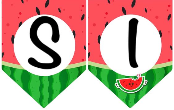 Meyve Temalı Sesli ve Sessiz Harf Etiketleri: S ve I Harfleri