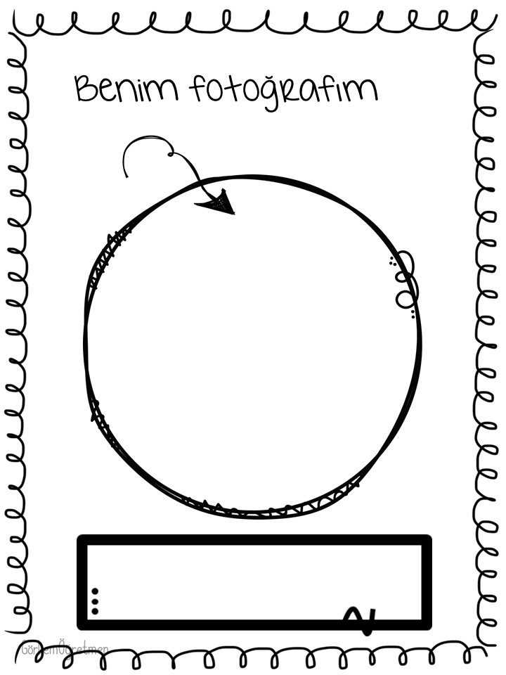 Benim Fotoğrafım Etiketli Yüzey - Öğrenme ve Kendini Tanıma Çalışması