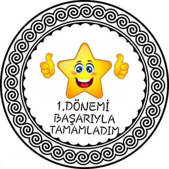 1. DÖNEMİ BAŞARIYLA TAMAMLADIM - Eğitim Başarı Sertifikası