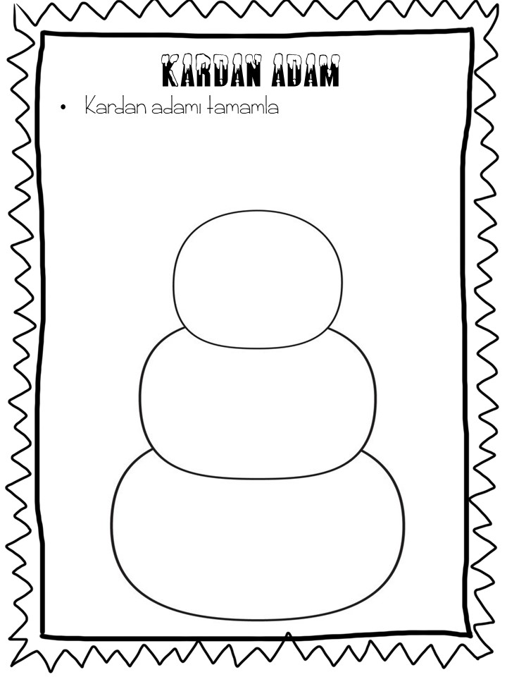 Kardan Adam Tamamlama Etkinliği - Kış Eğitimi