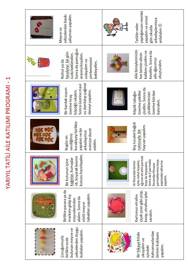 Eğitici Sanat Etkinlikleri ve Deneyler Programı - 1