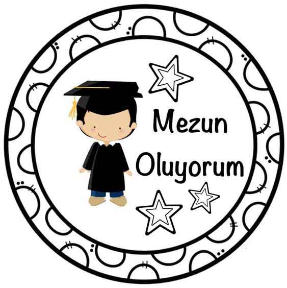 Mezun Oluyorum - Mezuniyet Kutlaması İçin Eğlenceli Grafik