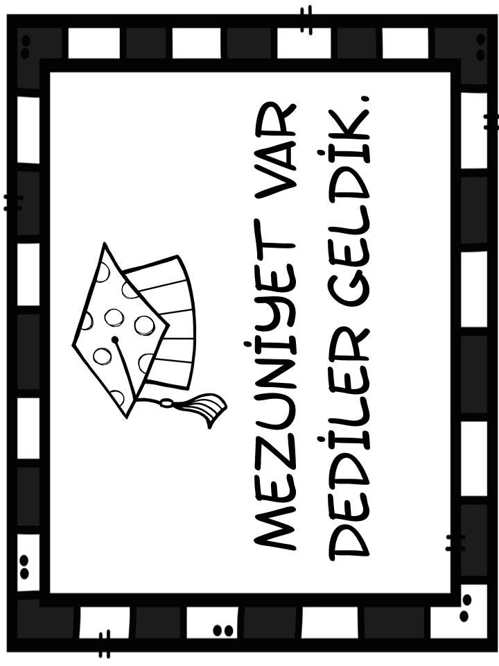 Mezuniyet Davetiye Kapak Tasarımı - 1 Mezuniyet Töreni Duyurusu