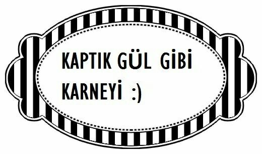 Karne Başarısını Kutlama: KAPTIK GÜL GİBİ KARNE :)