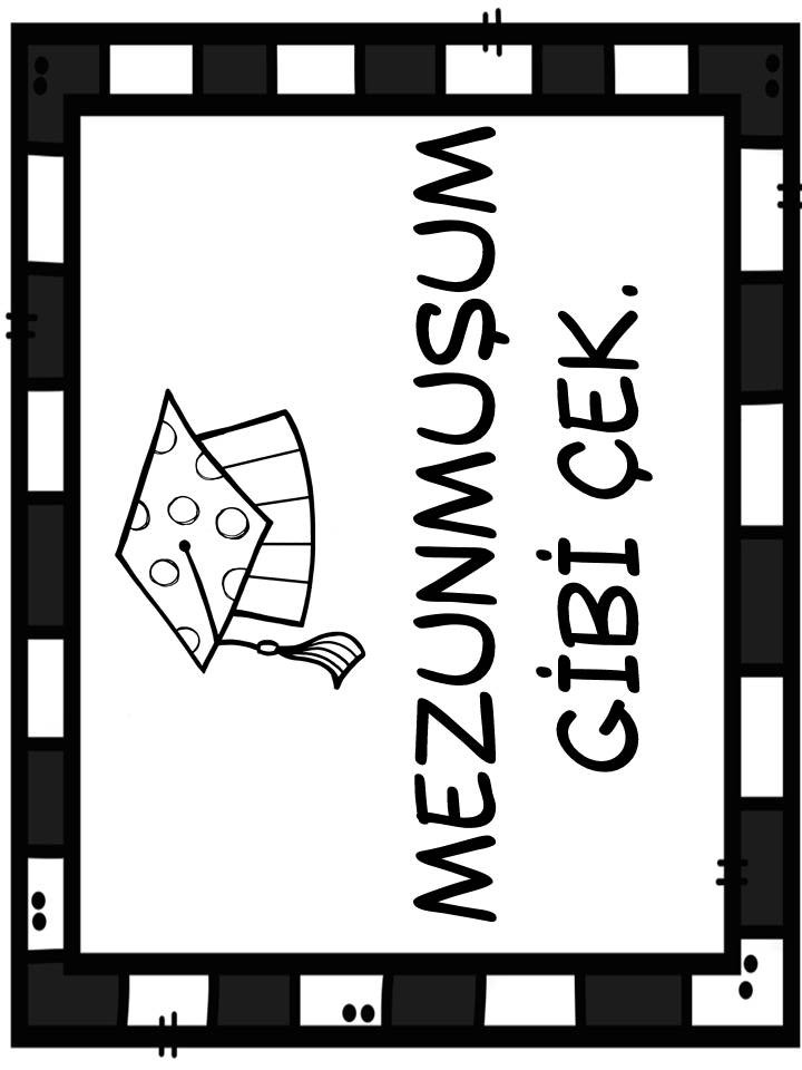 Mezun Olma Teması ile Eğlenceli Boyama Aktivitesi