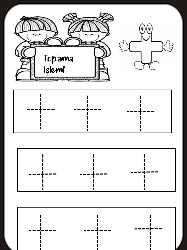 Toplama İşlemi Eğitici Materyali - Matematik Çalışma Sayfası