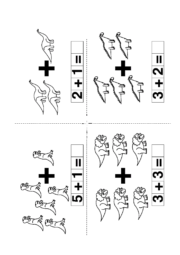 Eğlenceli Hayvanlarla Matematik Toplama Etkinliği: 2+1, 3+2, 5+1, 3+3