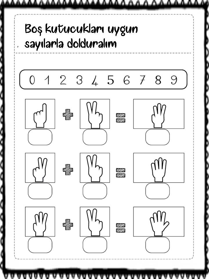 Matematik İşlemleri ve Sayı Tamamlama Etkinliği