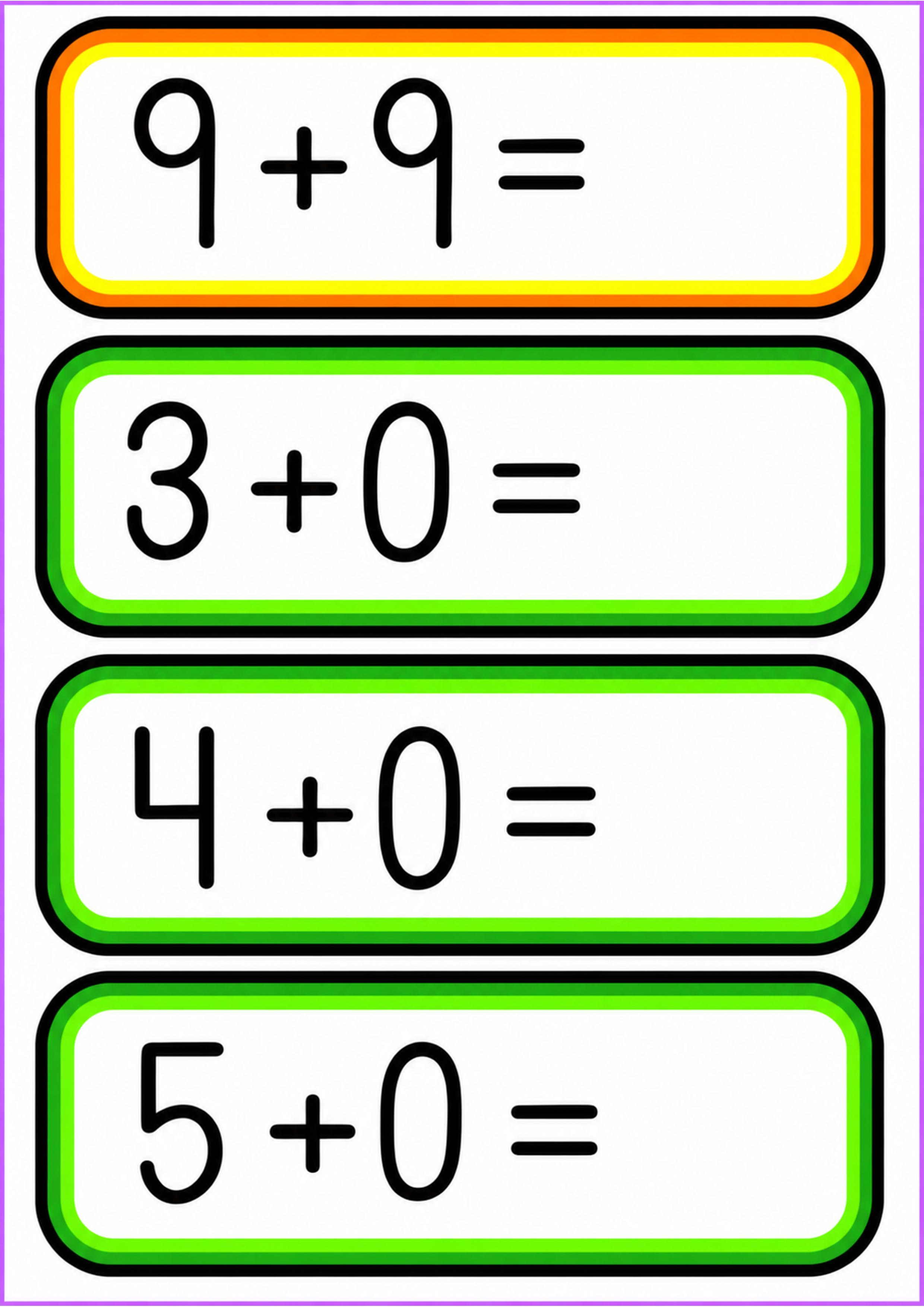 Toplama İşlemleri: 9+9, 3+0, 4+0, 5+0 ile Temel Matematik Eğitimi