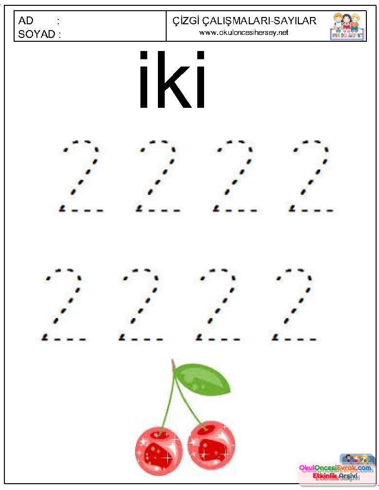 2 çalışma sayfası