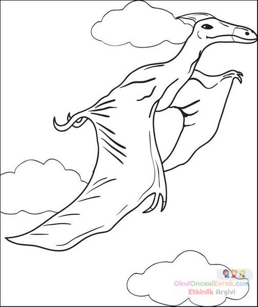 4243-pterodactyl-dinosaur-coloring-page-border-Kopyala