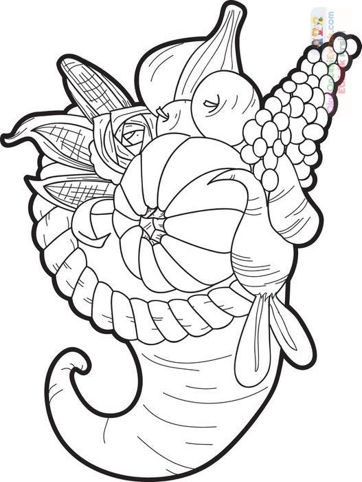 4350-cornucopia-coloring-page