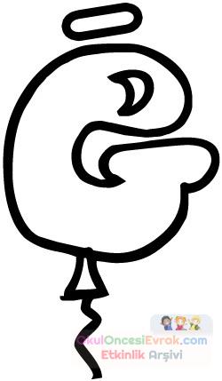 Balon Harfler -Ğ
