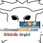 boyama sayfası maske