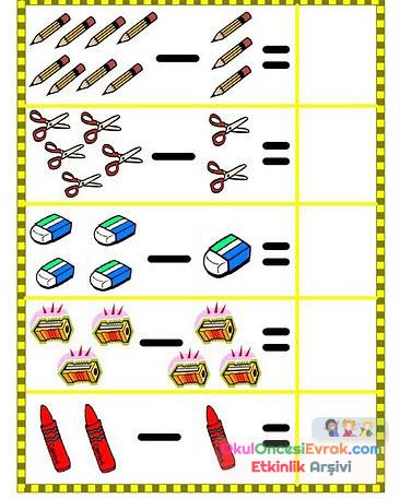 Çıkarma İşlemi Renkli (12)