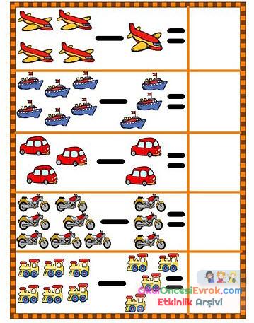 Çıkarma İşlemi Renkli (13)