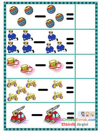 Çıkarma İşlemi Renkli (16)