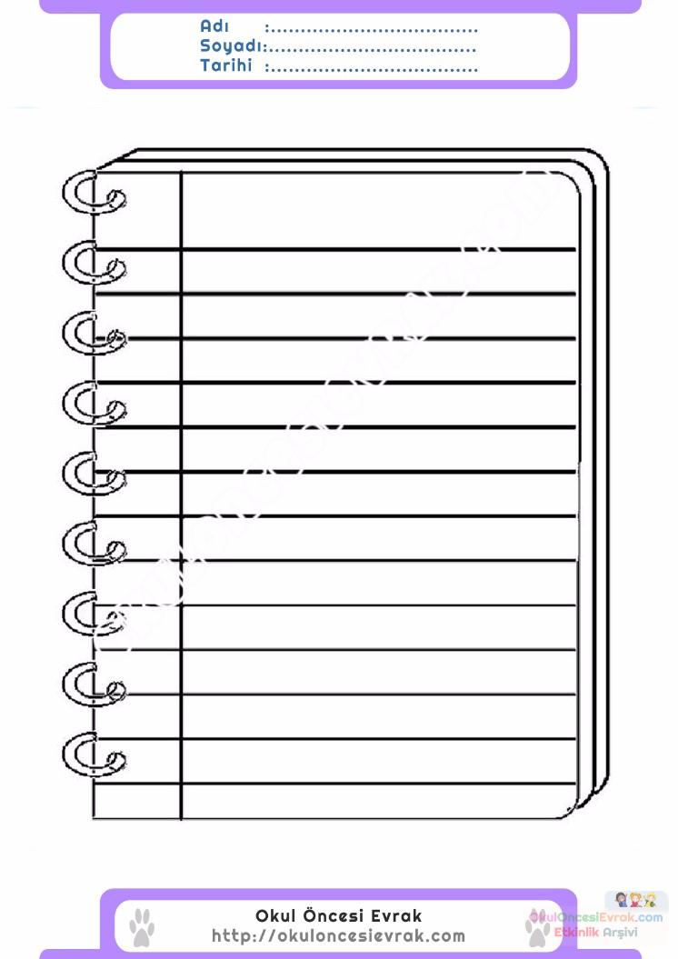 çocuklar-için-Defter-eşyalar-boyama-sayfası-8