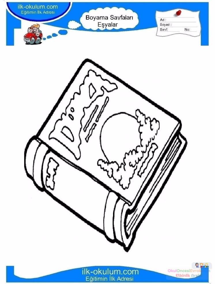 【Royalty Free】 Kitap Boyama Sayfası