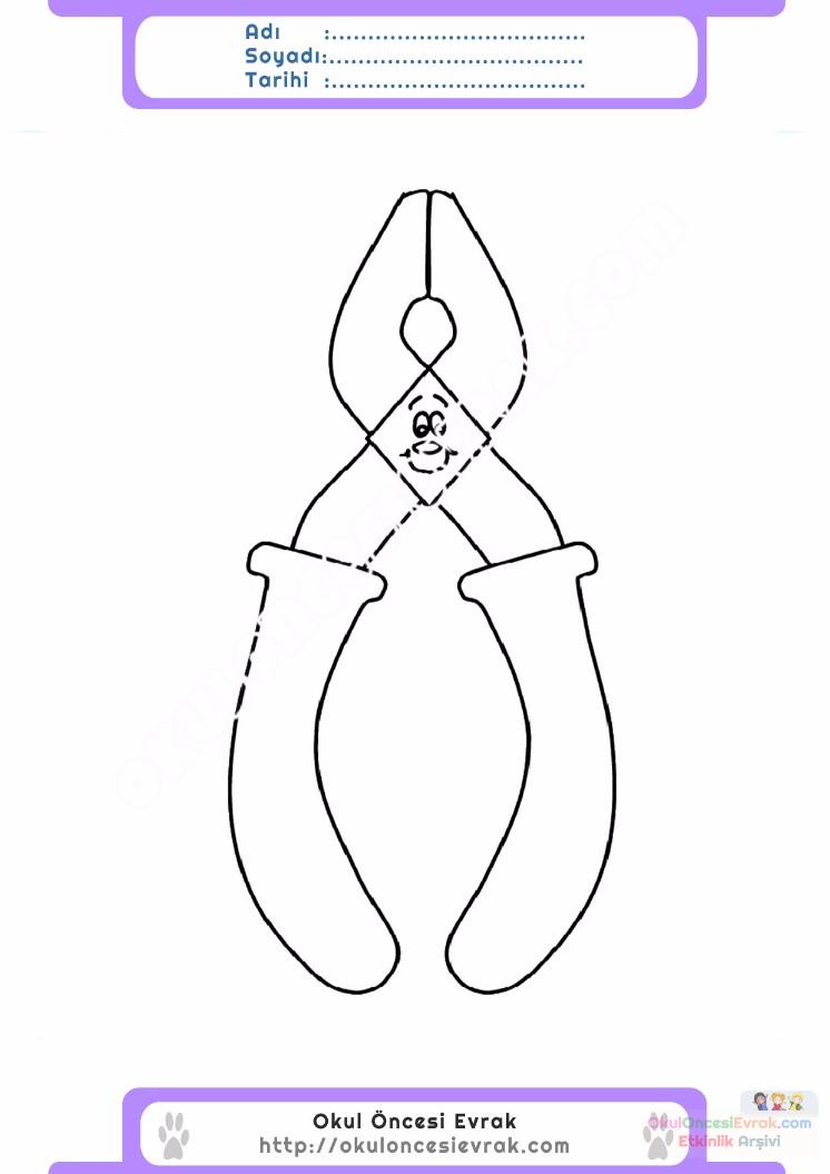 çocuklar-için-Pense-eşyalar-boyama-sayfası-1