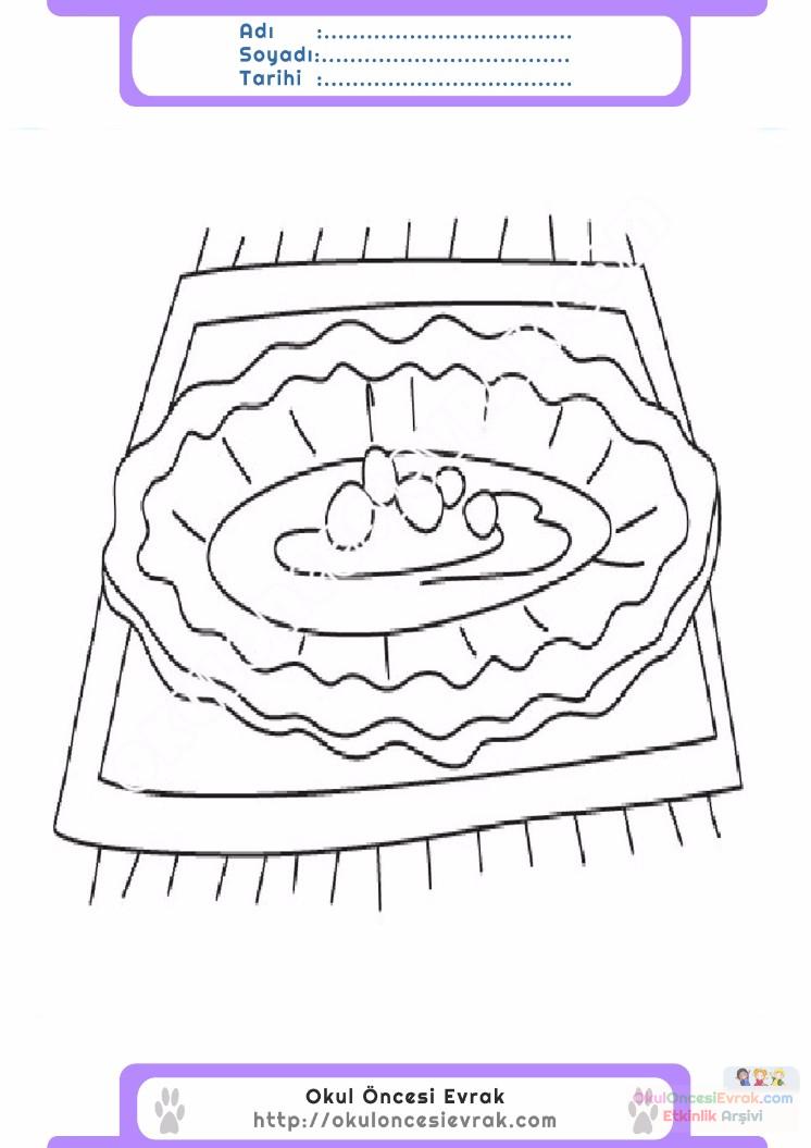 çocuklar-için-Tabak-eşyalar-boyama-sayfası-4