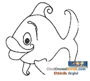 fish coloring page 7