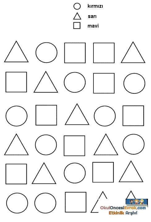 Geometrik Şekiller Kavram (5)