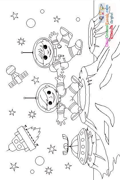 Gökyüzünde Neler Var astronot (13)