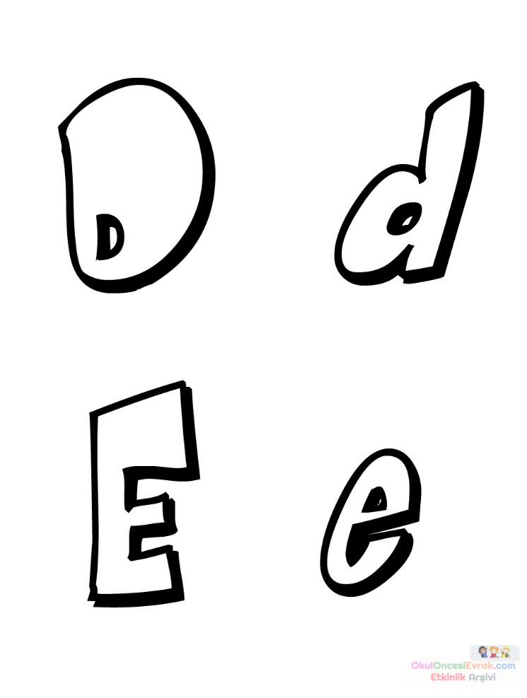 Harf -D E