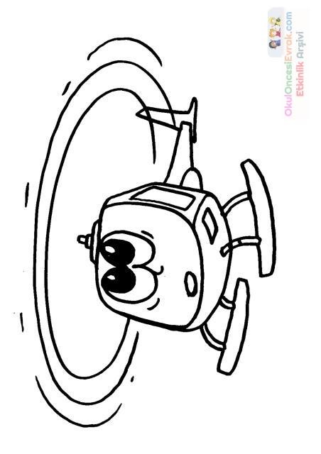 helikopter boyama sayfası