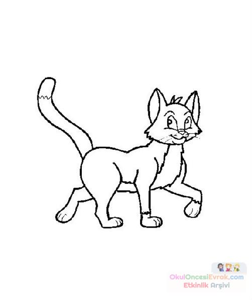 Kedi Hayvanlar Boyama (10)