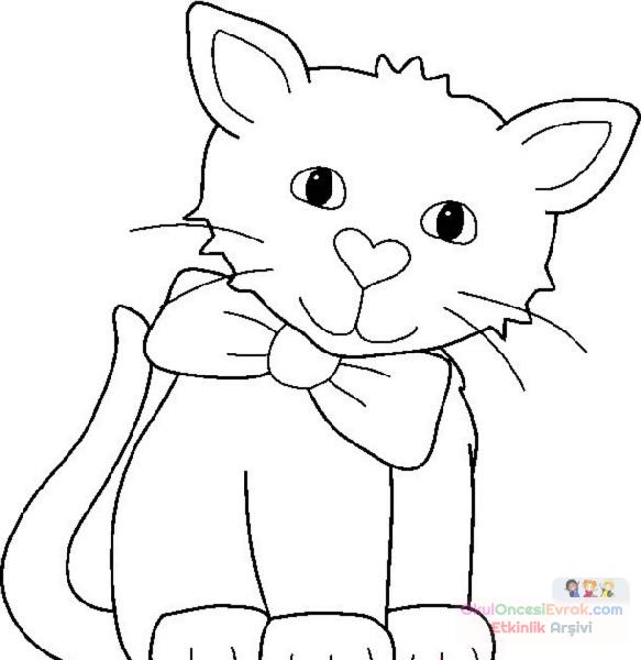 Kedi Hayvanlar Boyama (17)