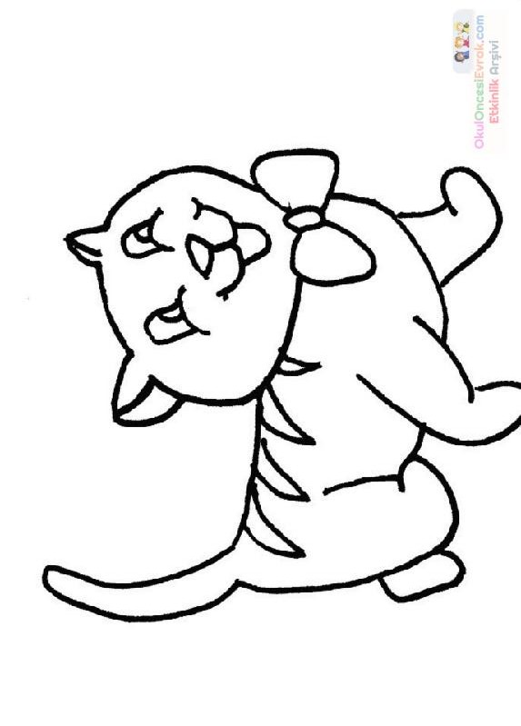 Kedi Hayvanlar Boyama (70)