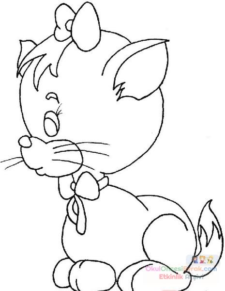 Kedi Hayvanlar Boyama (71)